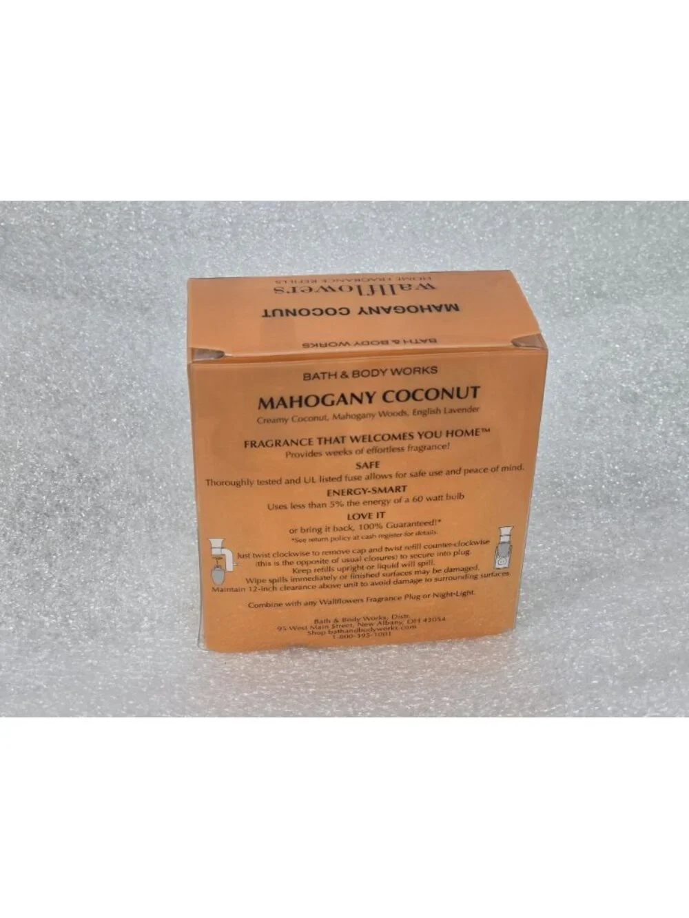 Bath & Body Works Wallflowers Mahogany Coconut Home Fragrance Refills 2-Pack